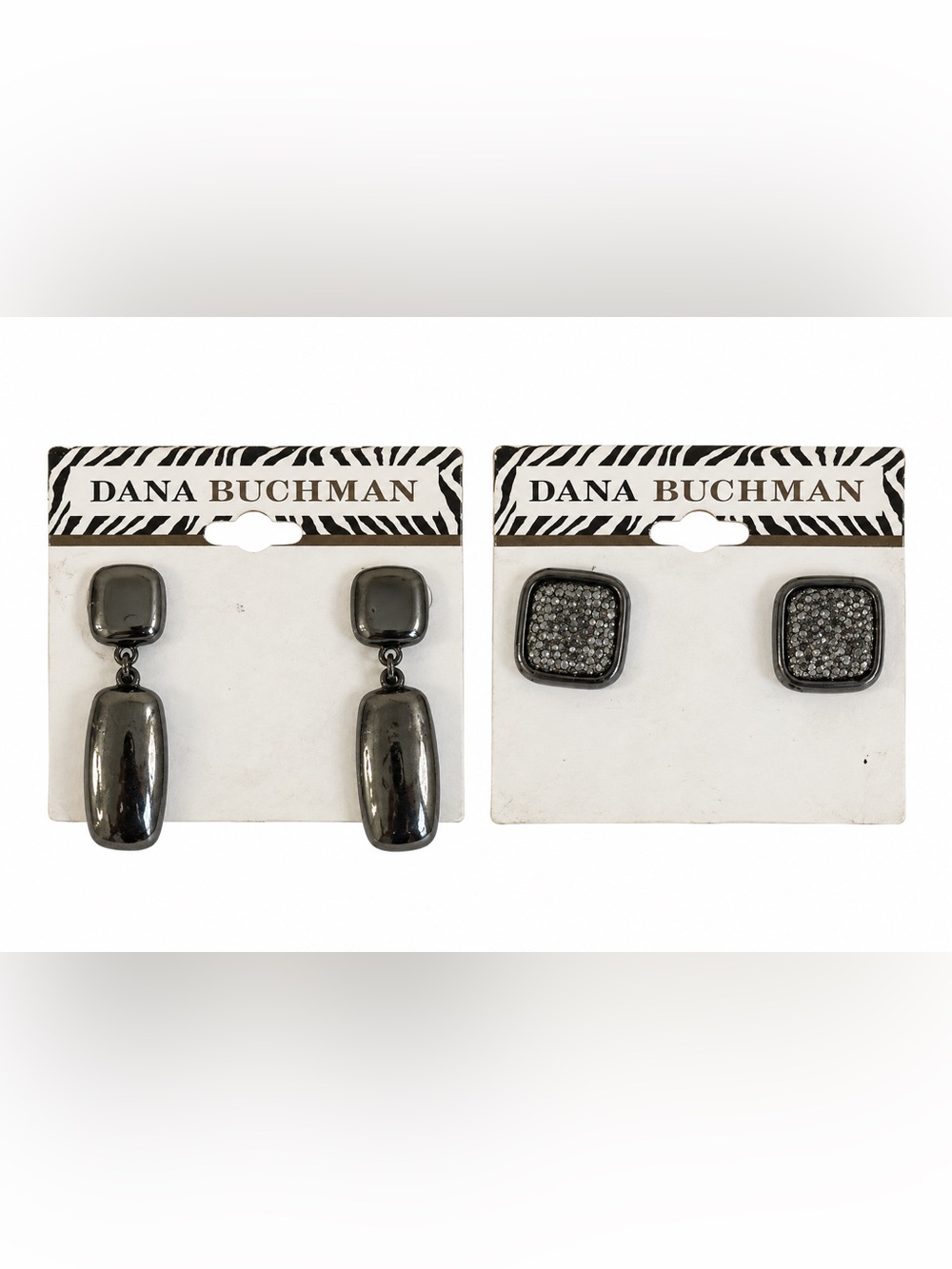 2 Pairs Dana Buchman Earrings New